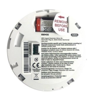 Sensor óptico detector de humo ABUS 73412 RWM165
