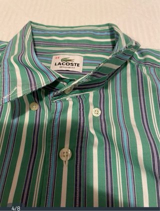 Camisa Lacoste Manga Corta Talla L