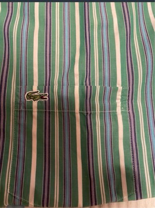 Camisa Lacoste Manga Corta Talla L