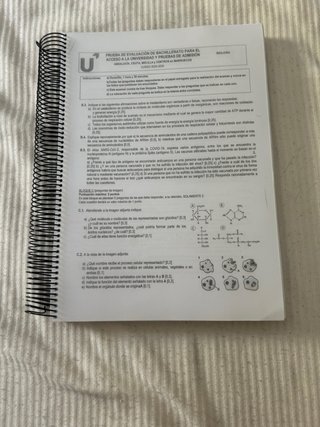 Examenes Biología PAU/EBAU