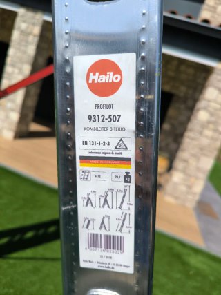 Escalera Hailo 3 tramos 12 peldaños