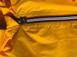 Giacca K-Way Plus antivento gialla Taglia M