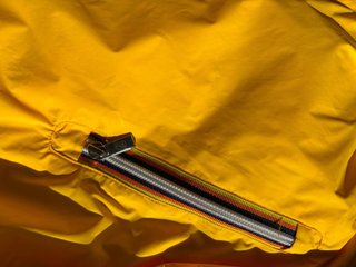 Giacca K-Way Plus antivento gialla Taglia M