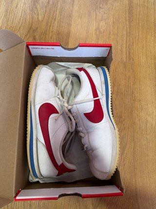 Zapatillas Nike Cortez Rojas y Blancas