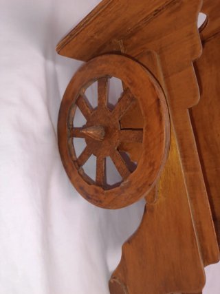 Lote 3 Soportes Vino Madera Artesanales