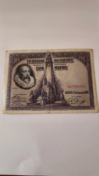 Billete 100 Pesetas Banco de España 1928
