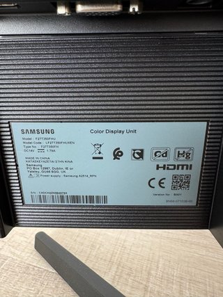 Monitor Samsung 27 LED Nero