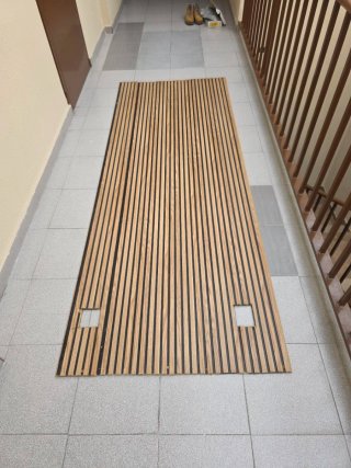 6 Paneles Acústicos Roble Leroy Merlin 240cm