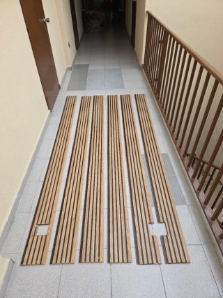 6 Paneles Acústicos Roble Leroy Merlin 240cm