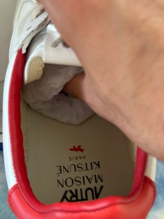 Autry Medalist Low Scarpa Bianca Rossa Tg 42