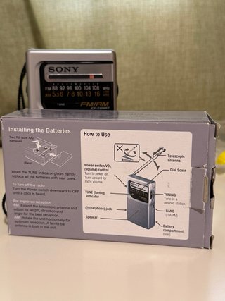 Radio Sony ICF-S10MK2 FM/AM Plata