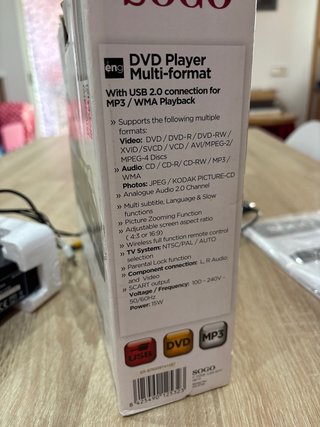 Reproductor DVD SOGO Multi-formato