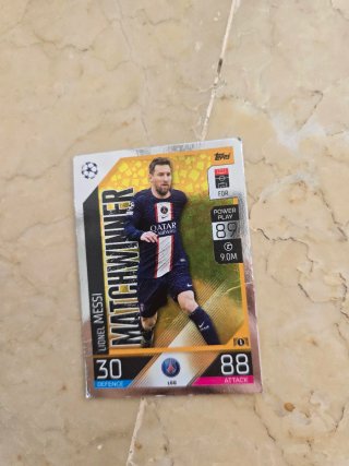 Cartas fútbol Messi, Piqué, Iniesta, Courtois