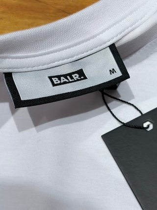 Camiseta BALR. Blanca Logo Talla M