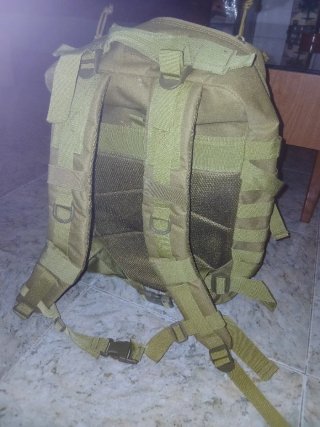 Mochila Táctica Militar MOLLE 50L Caqui