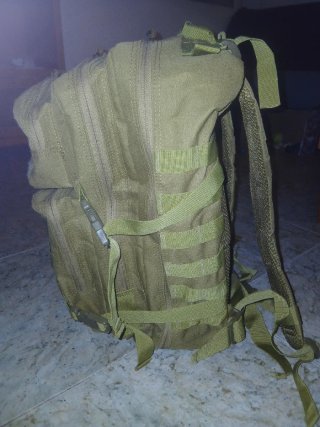 Mochila Táctica Militar MOLLE 50L Caqui