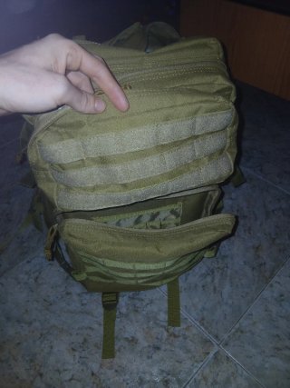 Mochila Táctica Militar MOLLE 50L Caqui