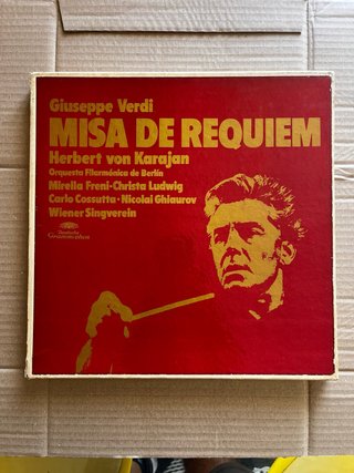 Vinilo Giuseppe Verdi “Misa de Requiem”