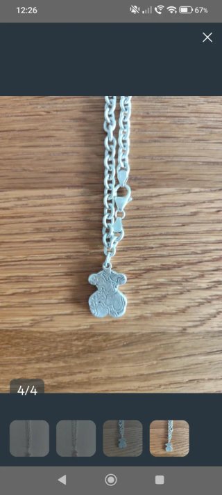 Pulsera Pandora Oso Original Plata