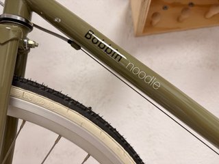 Bicicleta Urbana Bobbin Noodle Verde + soporte