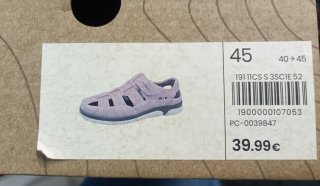 Sandalias de cuero marrones talla 45