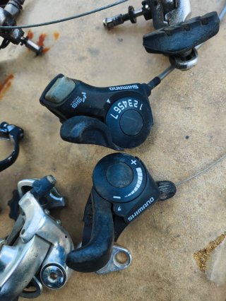Conjunto componentes Shimano