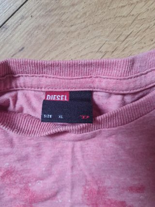 Camiseta rosa Diésel Talla XL
