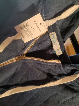 Sudadera RICK'S acolchada azul XXXL