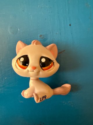 LPS Gato Blanco y Rosa