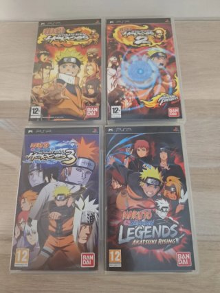 Lote 4 Juegos PSP Naruto