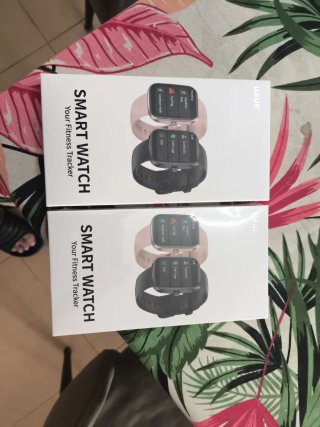 Lote 2 Smartwatches UAUE T70 Negro y Rosa