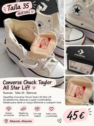Converse Chuck Taylor All Star Lift Talla 35