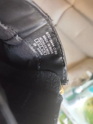 Botín Mango Piel Negro Talla 39