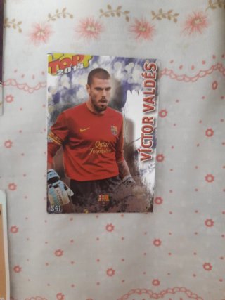 Lote de cartas fútbol en funda