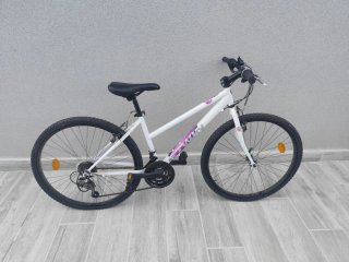 Bicicleta Montaña Btwin 26 Blanca
