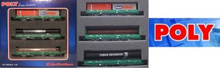 Set 3 Vagones Carga Renfe Electrotren