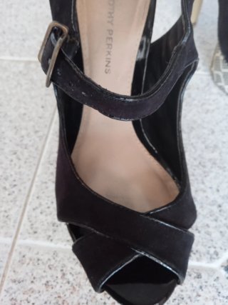 Sandalias de tacón Kelly Perkins. Tacón 14cm cuña