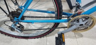 Bicicleta azul 26 pulgadas