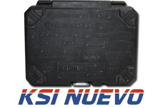 MALETIN JUEGO LLAVES DE VASO POWERFIX 46PZ 74422