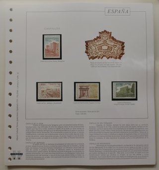 SELLOS ESPAÑA 2001 + PRUEBAS EN HOJAS CULT.TORRES