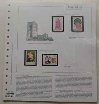 SELLOS ESPAÑA 2001 + PRUEBAS EN HOJAS CULT.TORRES
