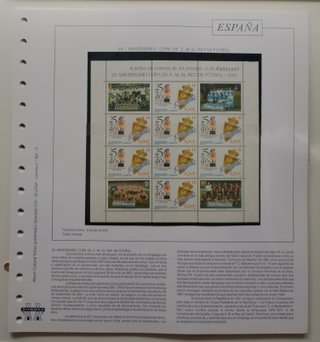 SELLOS ESPAÑA 2001 + PRUEBAS EN HOJAS CULT.TORRES