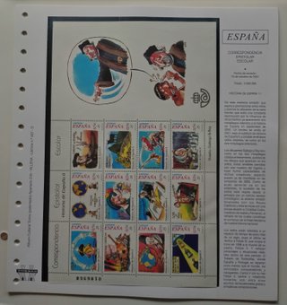 SELLOS ESPAÑA 2001 + PRUEBAS EN HOJAS CULT.TORRES