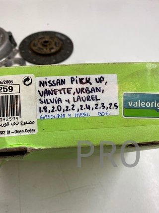 kit embrague pick up urban vanette nuevo