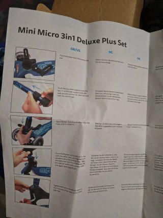 Asiento patinete Mini Micro 3 en 1