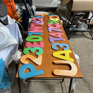 ALFOMBRA JUEGOS LETRAS Y NUMEROS