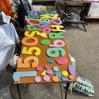ALFOMBRA JUEGOS LETRAS Y NUMEROS