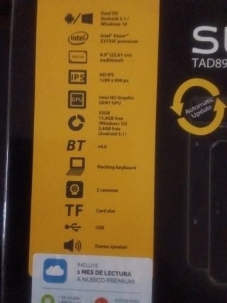 Tablet sunstech Windows 10