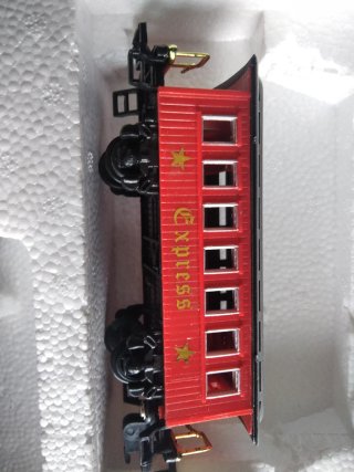 Tren juguete Far West Express a vapor de colección