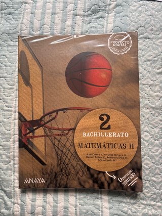 Matemáticas II. 2o de Bachillerato